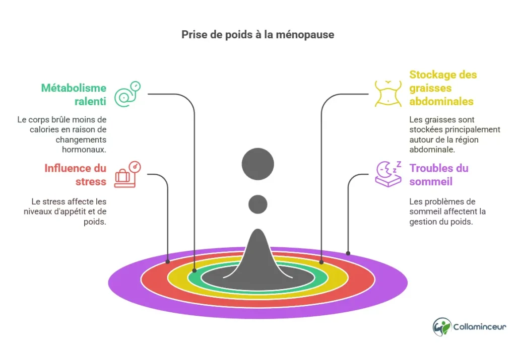 Pourquoi prend-on du poids &agrave; la m&eacute;nopause