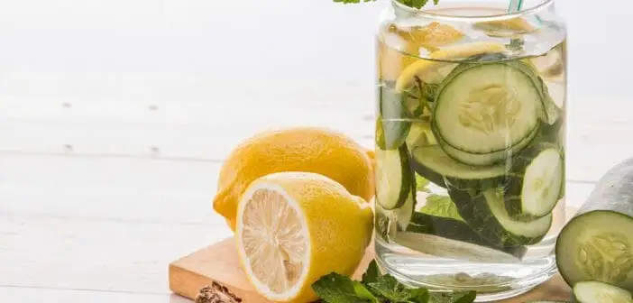 eau concombre citron pour maigrir avis