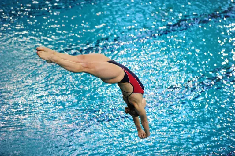 Le plongeon nage