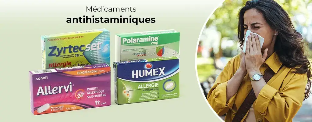 meilleurs médicaments pour soulager l'allergie au pollen