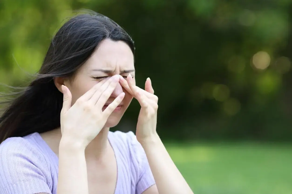 symptômes d’une allergie au pollen