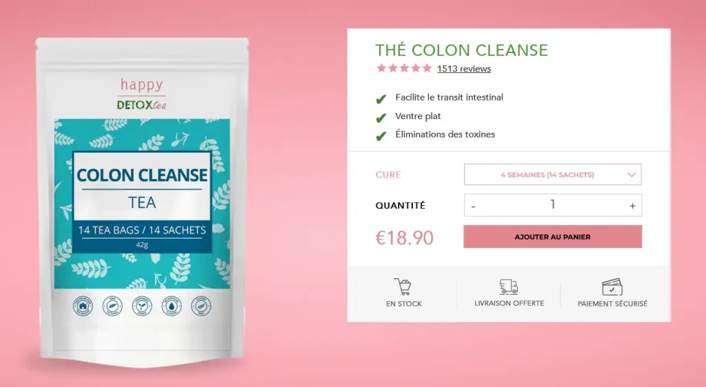 O&ugrave; acheter Happy Detox Tea Colon Cleanse