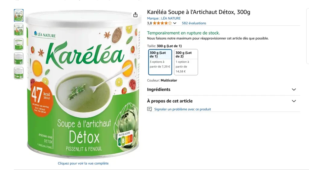rapport qualit&eacute; prix Happy D&eacute;tox de Kar&eacute;l&eacute;a