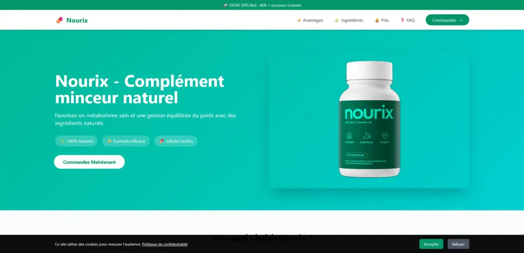 Comment est cens&eacute; fonctionner Nourix pour la perte de poids
