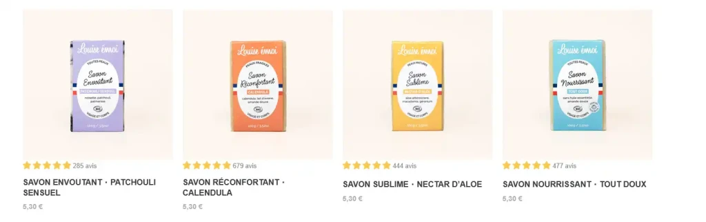 rapport qualit&eacute; prix de Louise &Eacute;moi