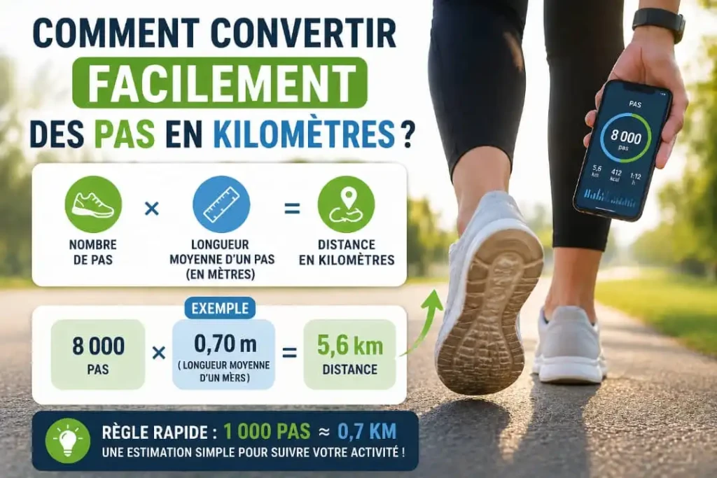 pas en km