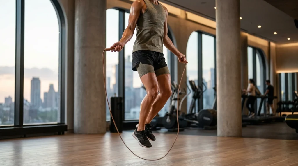 Quels muscles sont sollicités lors de l'utilisation de la corde à sauter ?