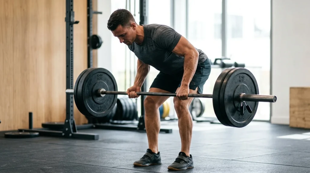 Quels muscles sont sollicités par le rowing à la barre ?