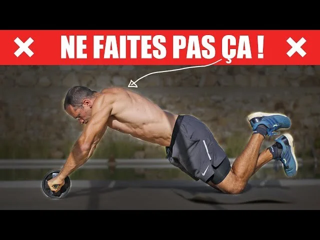 roue abdominale muscles sollicit&eacute;s